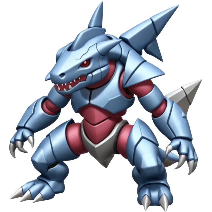Steelix-Lairon-Aggron-Genesect-fusion emoji