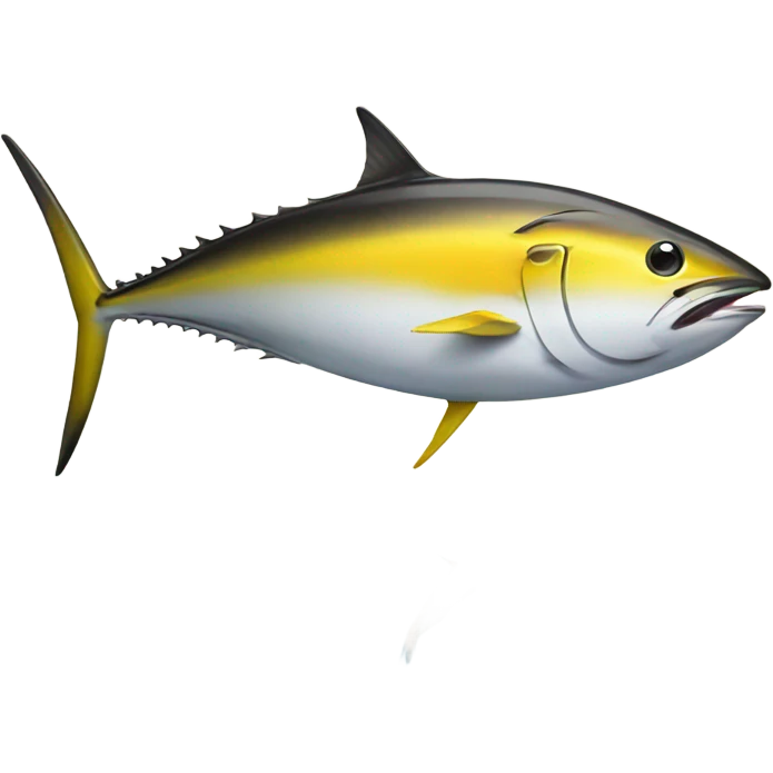 Large yellow fin tuna emoji