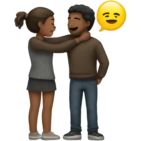 Two people hugging  emoji