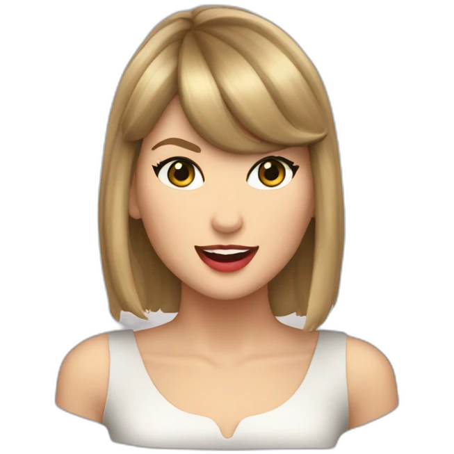 Taylor Swift chante shake it off emoji