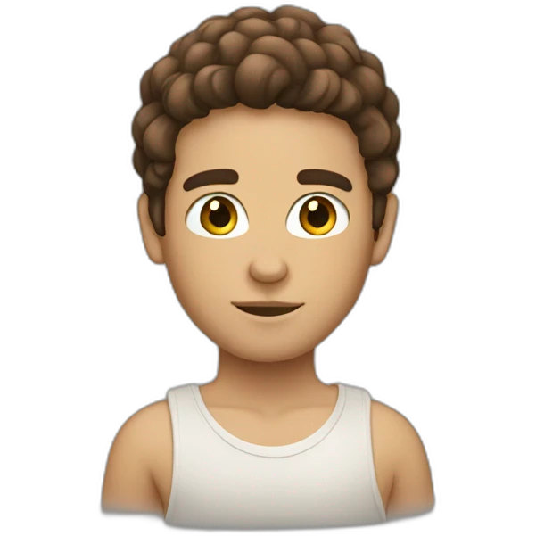 Daniel nass brazilian white skin brown hair emoji