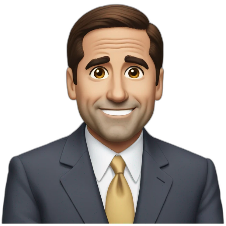 michael scott wink emoji
