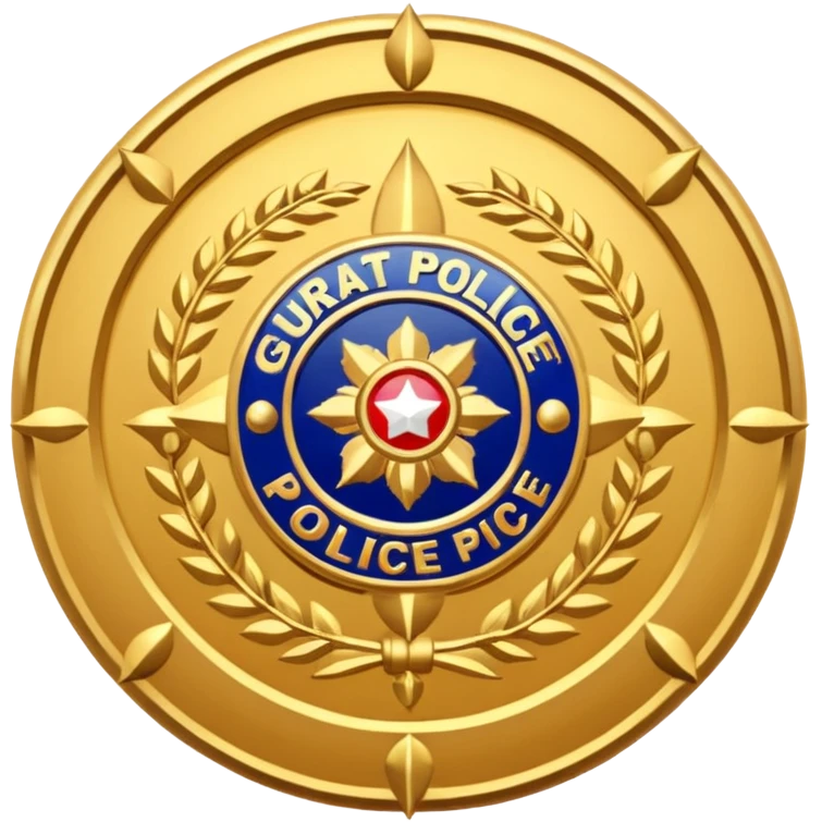Gujarat police logo emoji