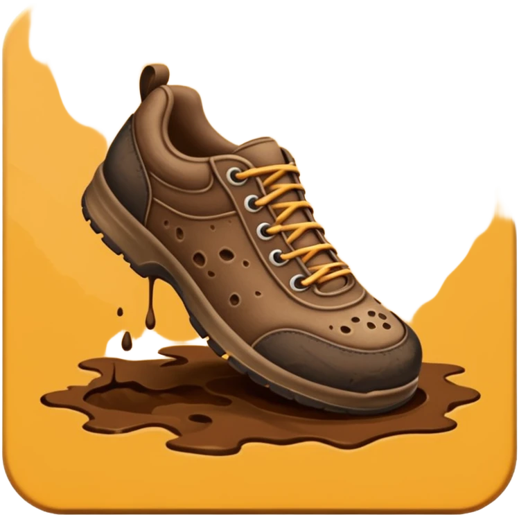 shoe print on the floor   emoji
