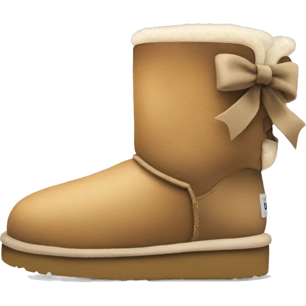 Bailey bow Uggs pair emoji