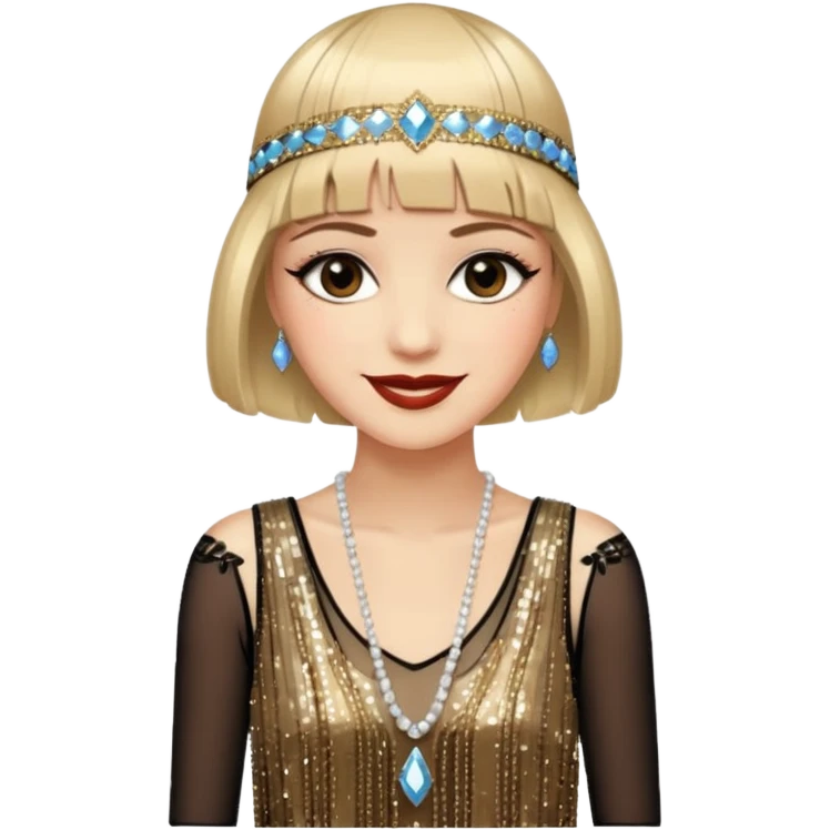 gatsby woman emoji