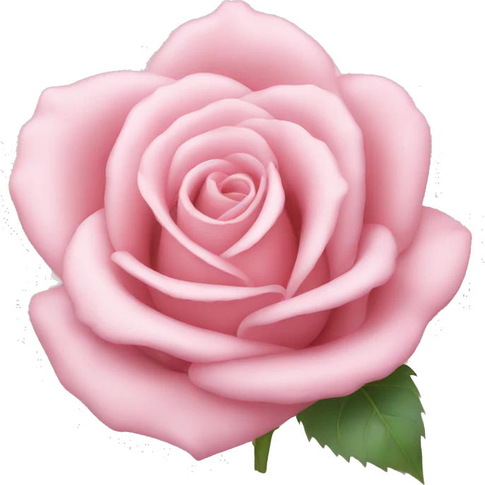 Light pink rose emoji