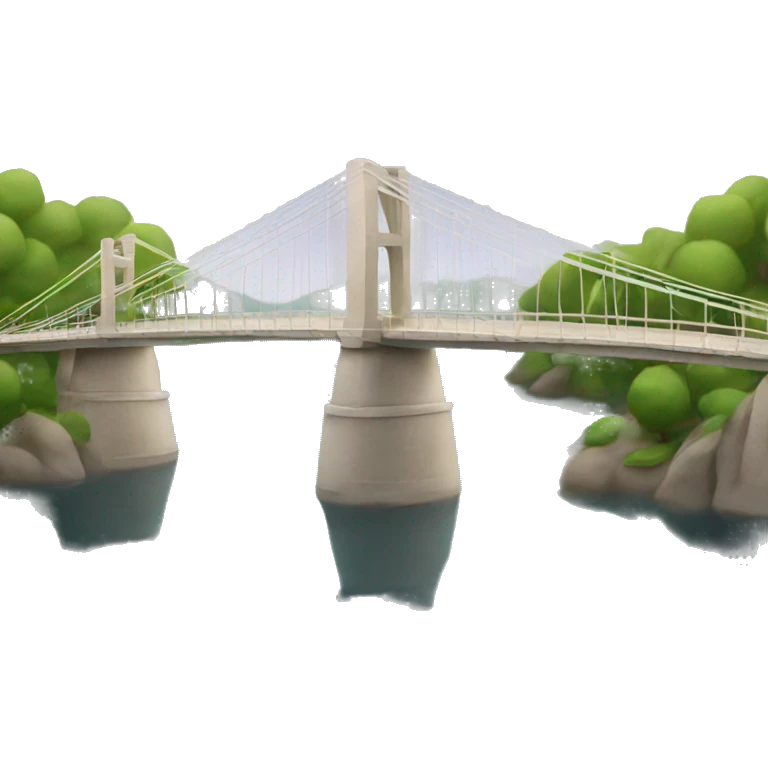 bridge with 3 pilars emoji
