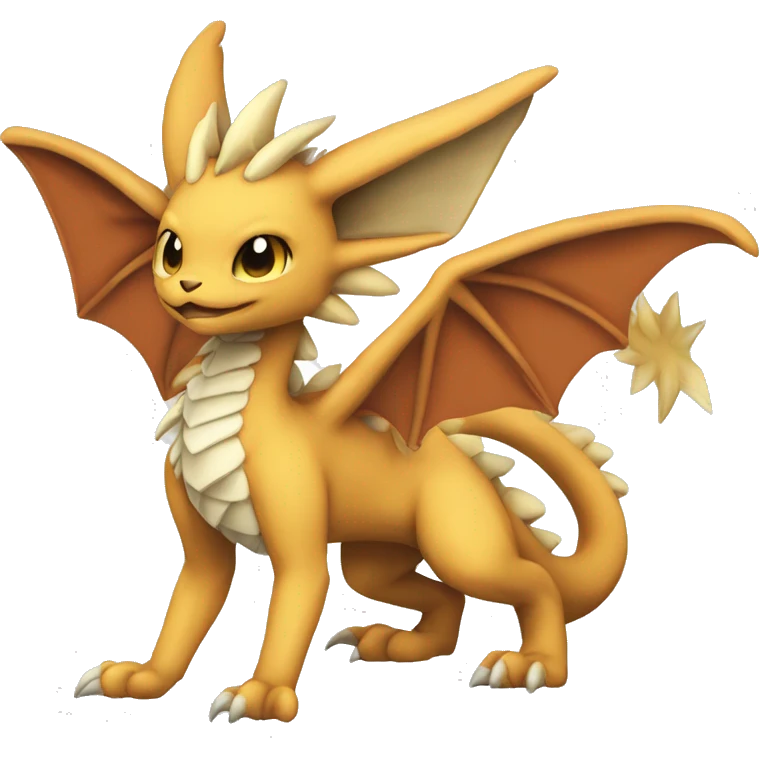Drakeon Fakémon Dragon Eeveelution full body emoji