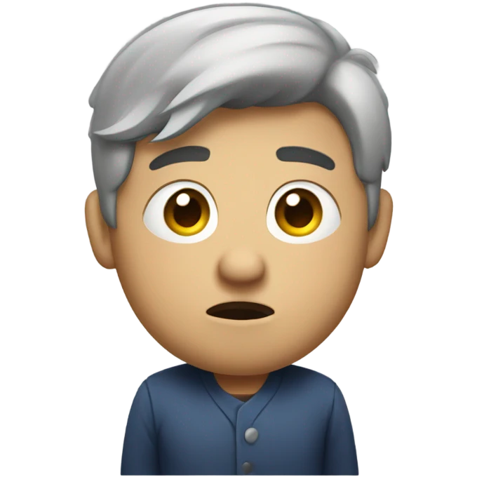 Person raising shoulders asking why emoji