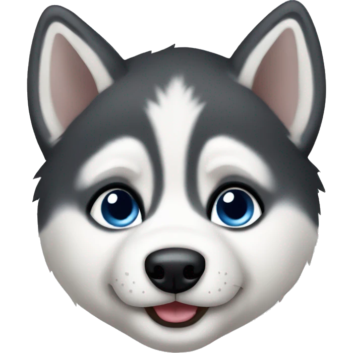 Husky puppy  emoji