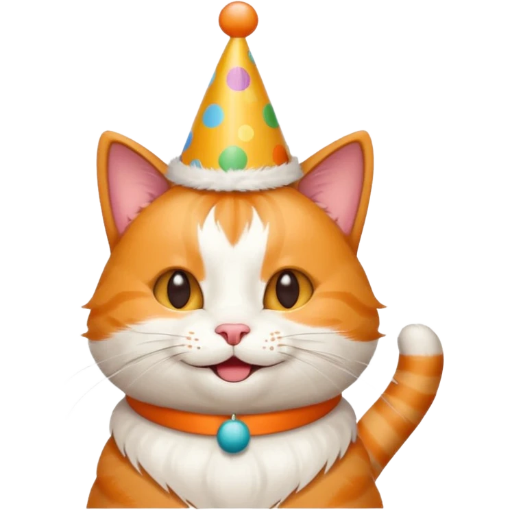 happy birthday cat emoji