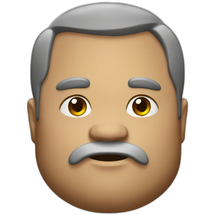 Big fat man emoji