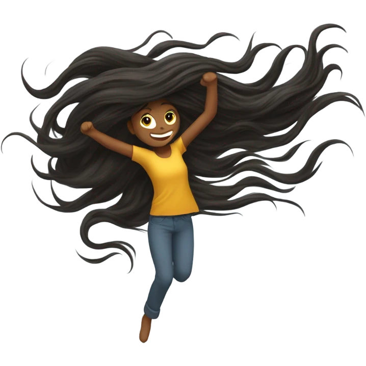 Hair flip emoji