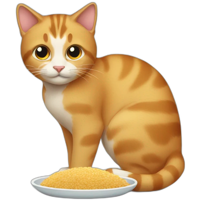 feeding cat emoji