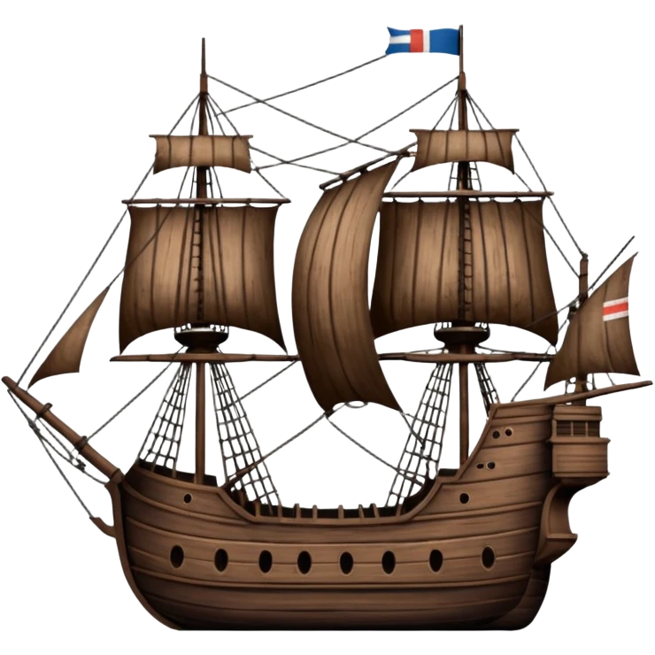 Batavia the Dutch East India Company ship, no flags emoji