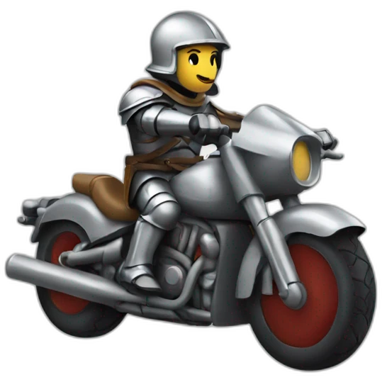 knight-riding-motorcycle emoji