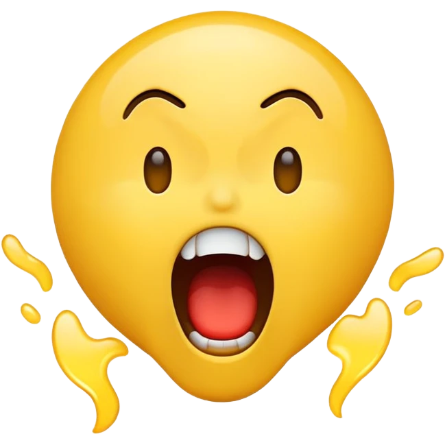 Screaming emoji emoji