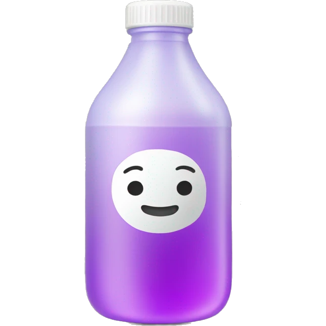 bottle of gel with label that says "chilly" emoji