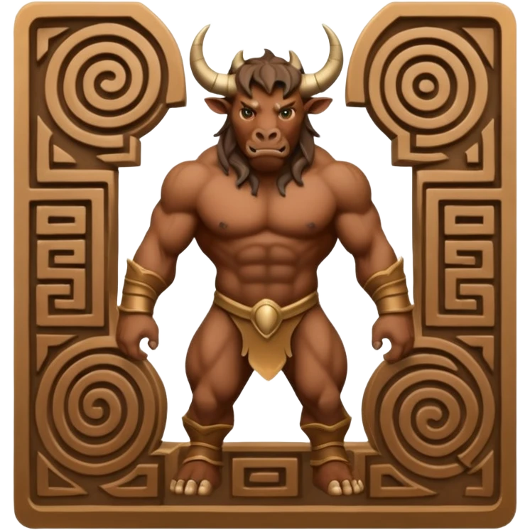 Full sized minotaur emoji
