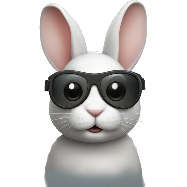 rabbit with goggles emoji