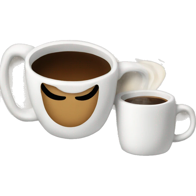 Coffee and a book emoji