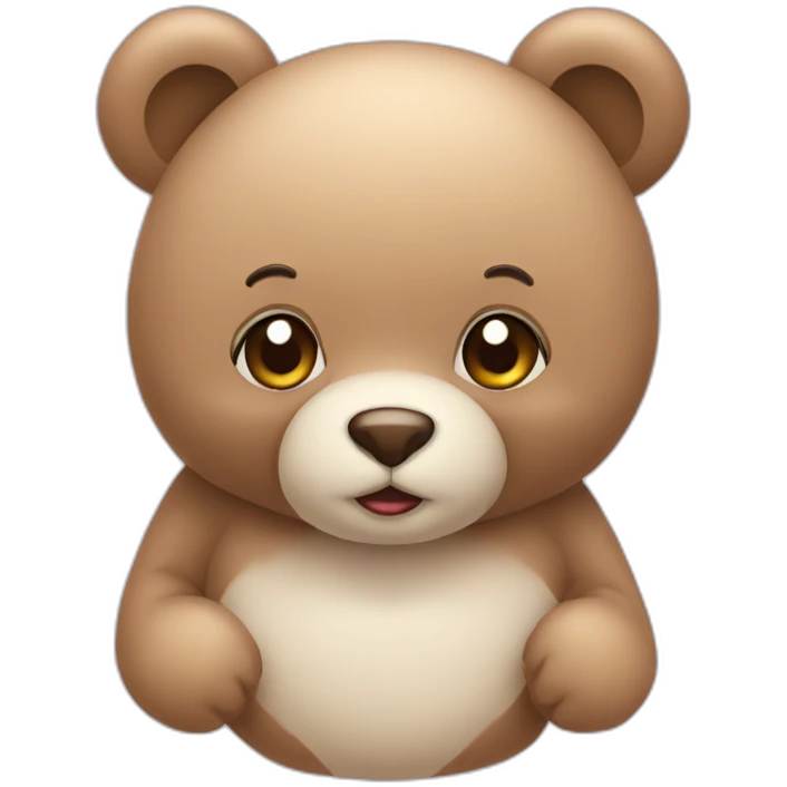 Nounours coeur emoji