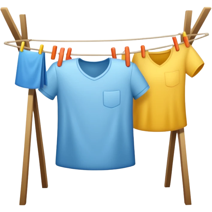 laundry drying line emoji