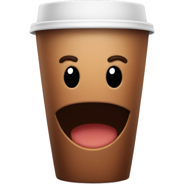 cocoa cup  smiley face emoji