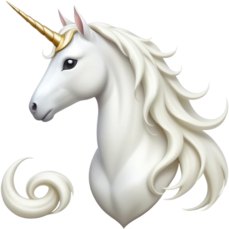 cinematic-beautiful-white-unicorn-emoji,-poised-and-regal,-with-a-slender,-ethereal-form-draped-in-a-pristine-white-color,-a-flowing-mane-and-tail,-and-a-white,-spiraled-horn-that-radiates-pure-light,-simplified-yet-sharp-and-majestic,  emoji