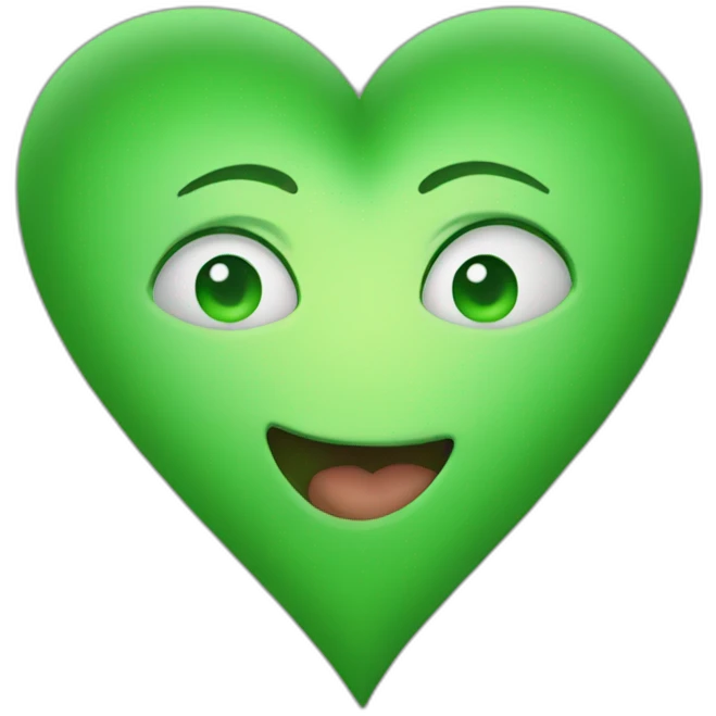 Green heart emoji