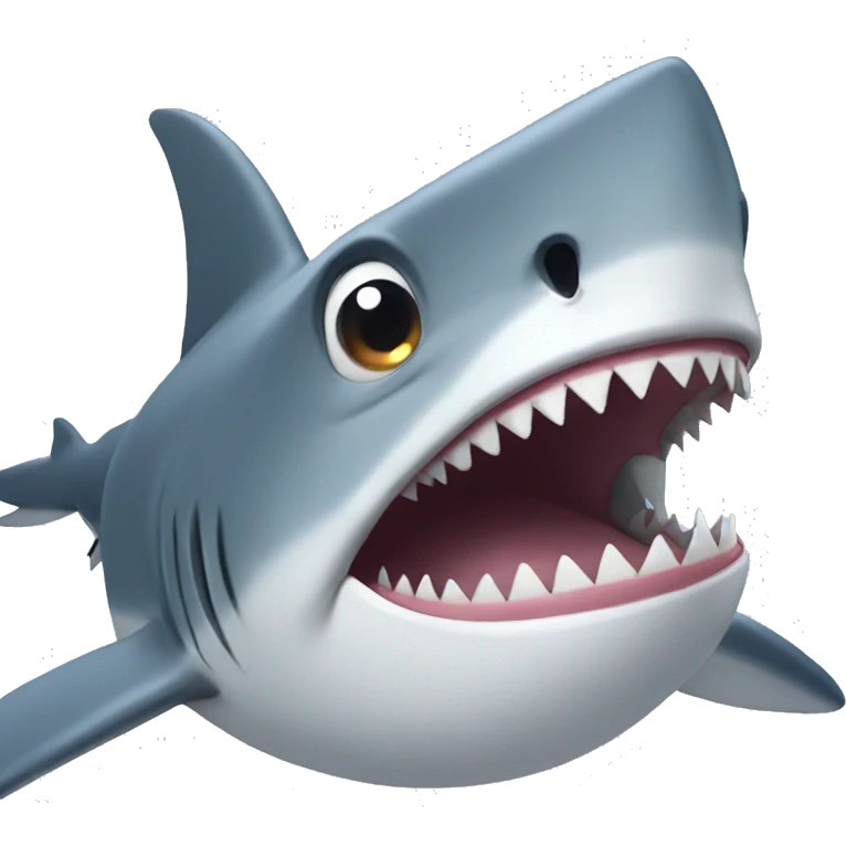 shark happy emoji
