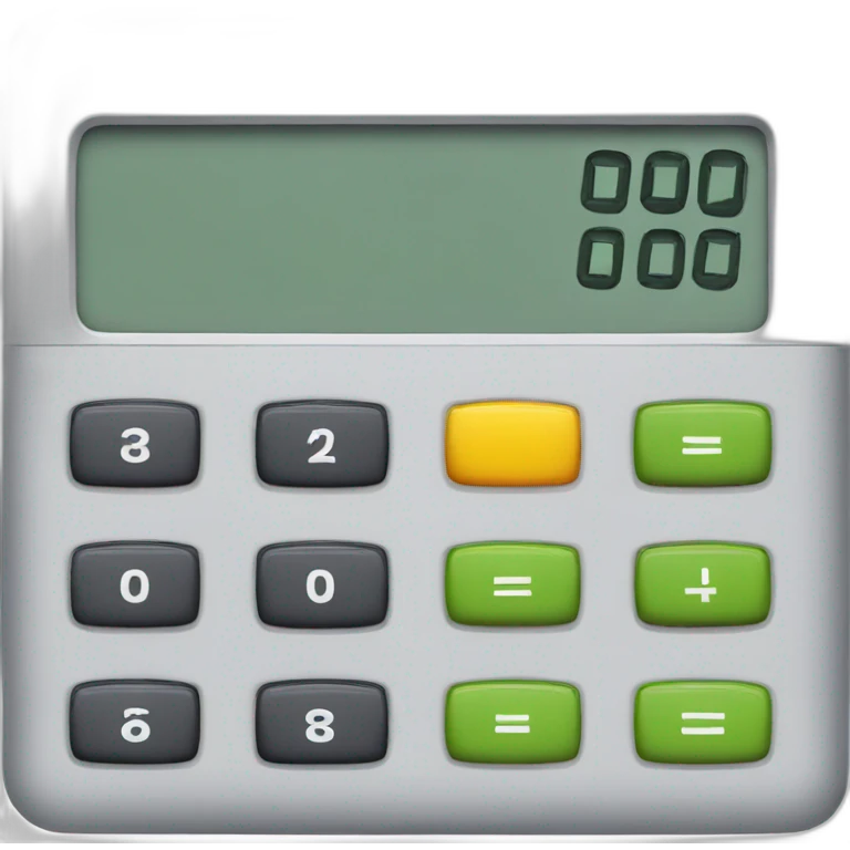 HP 12c calculator emoji
