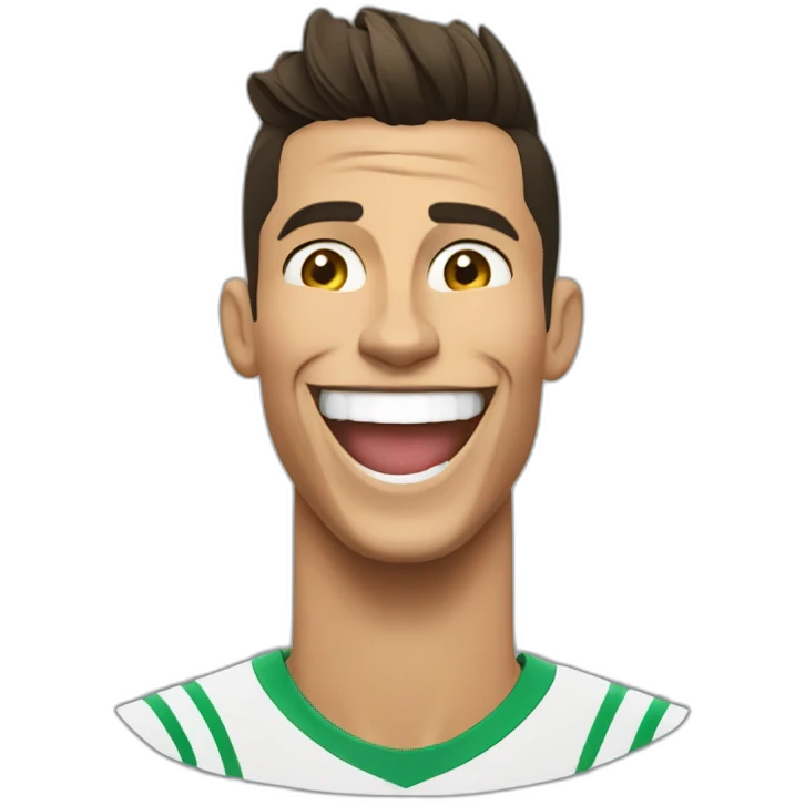 cristiano ronaldo laugh emoji