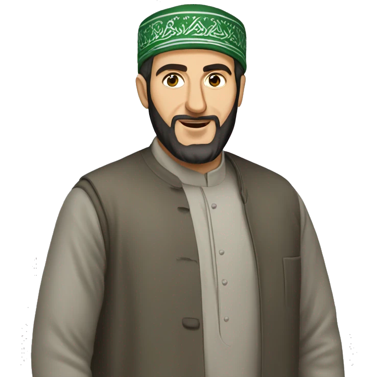 Muslim Chechen man emoji