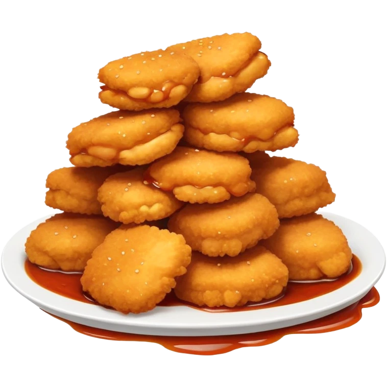Dripping seasoned nuggets spicy emoji