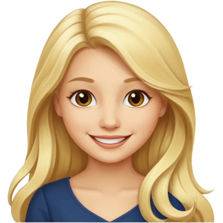 BLONDE AND LONG HAIR RICH GIRL emoji