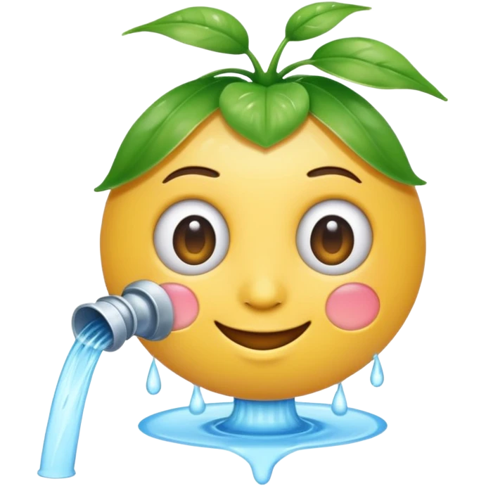 watering eyes emoji but smirking emoji