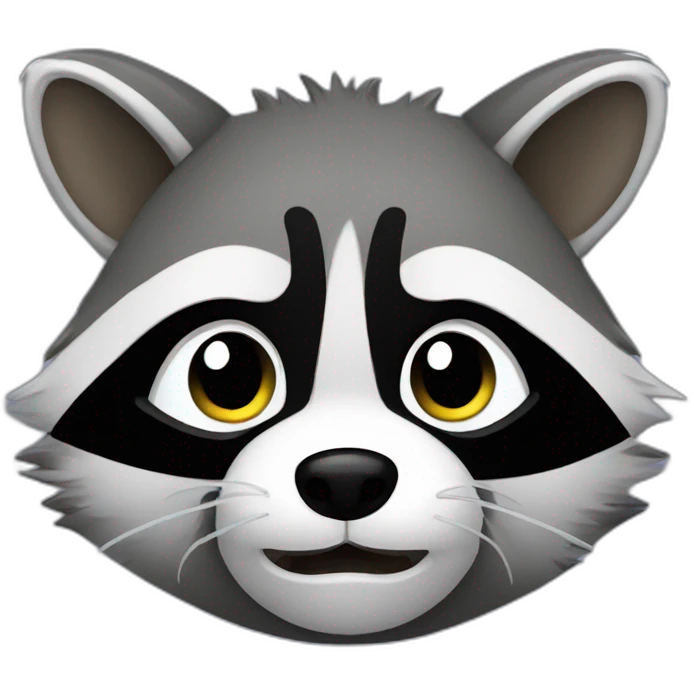 funny raccoon emoji