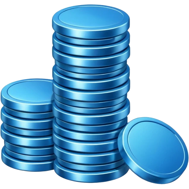 blue coins credit pack emoji