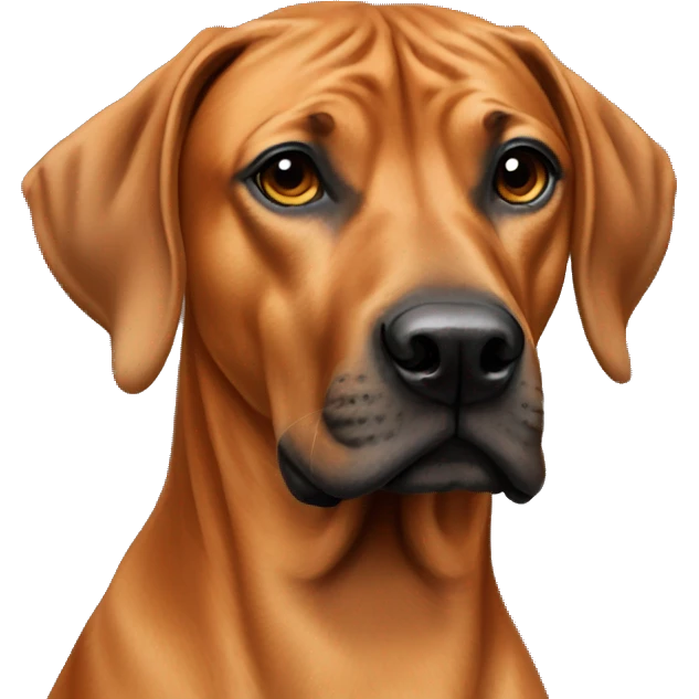 Please create a female Rhodesian Ridgeback emoji