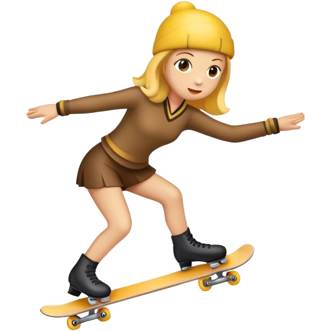 dame un emoji de alguien andando en patineta  emoji