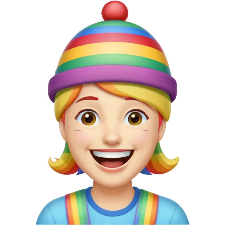 A person making fun of pride month  emoji