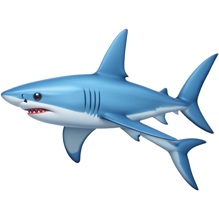 blue shark emoji