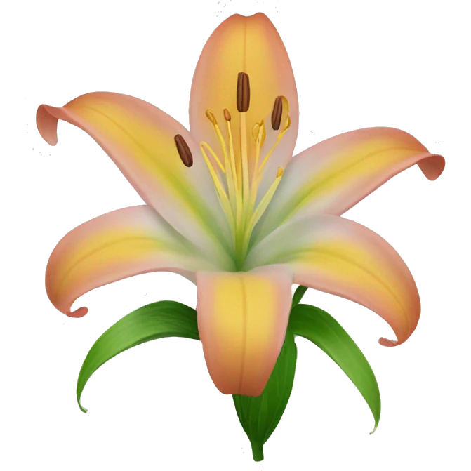 lilies flower emoji