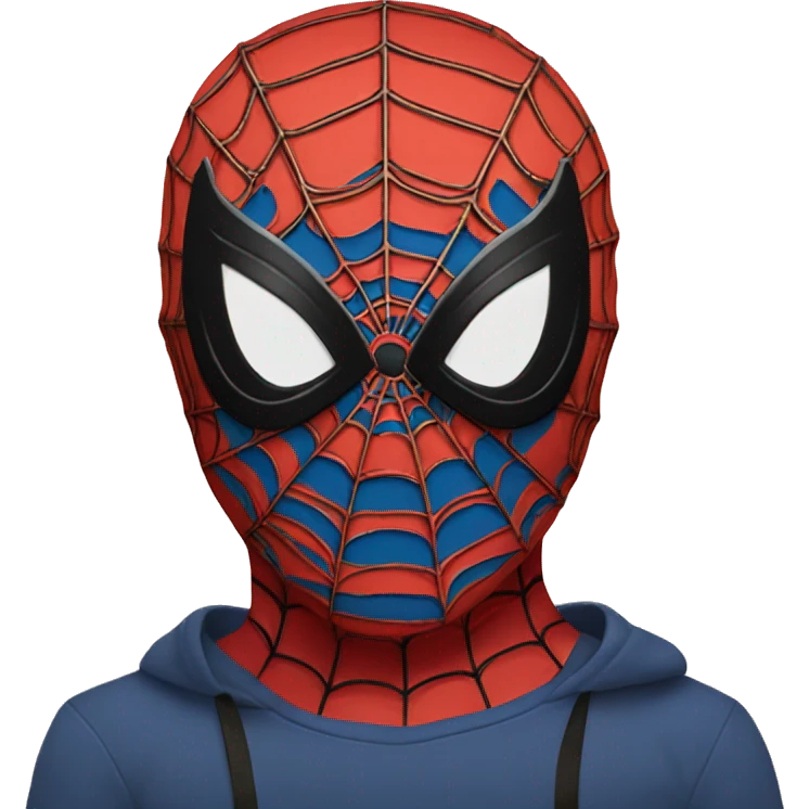 Spiderman mask emoji