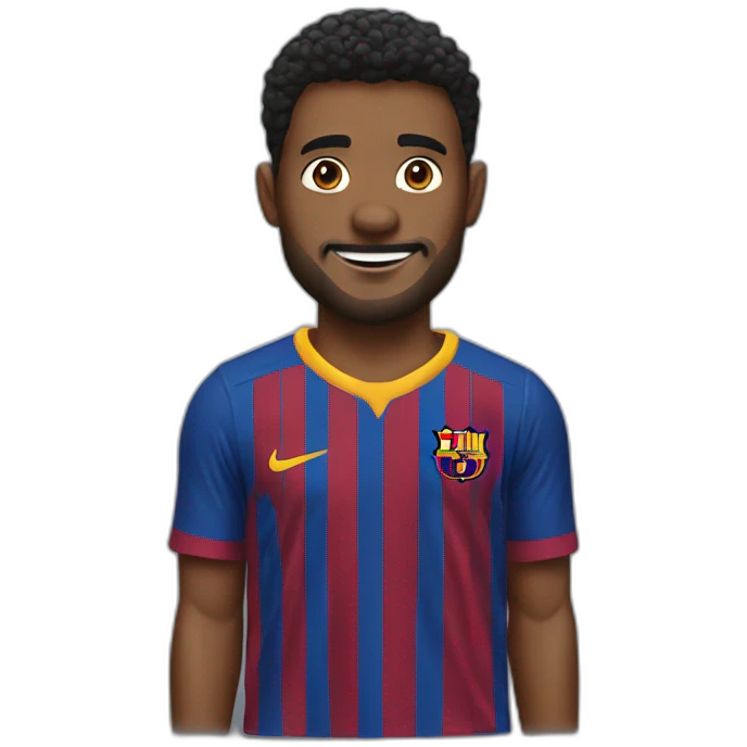 T-shirt barça emoji