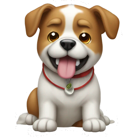 dog with soju emoji