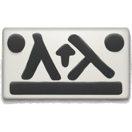 sign that says X emoji