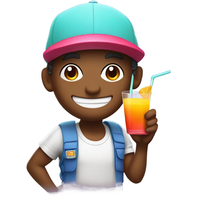 Juice box hero emoji